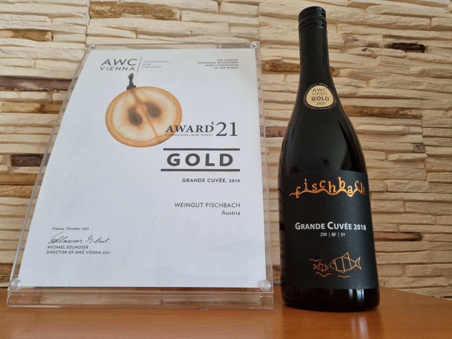 Featured image for “AWC Gold für unseren Grande Cuvée 2018”