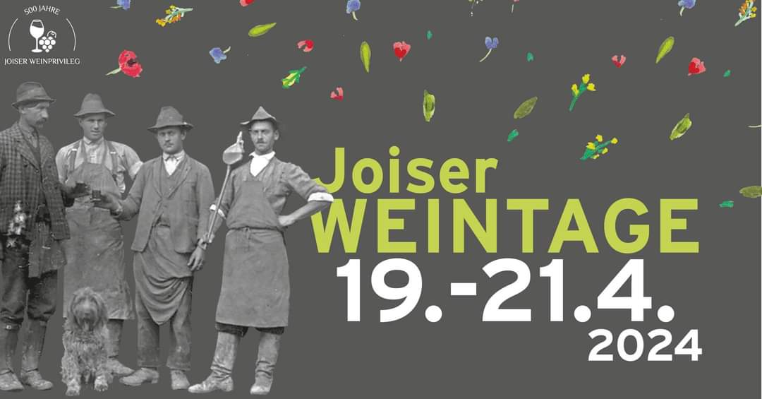 Featured image for “Joiser Weintage 19.-21.04.2024”
